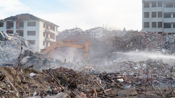 Apartment Demolition in North Tonawanda
