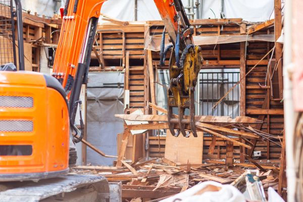 Cabin Demolition in North Tonawanda