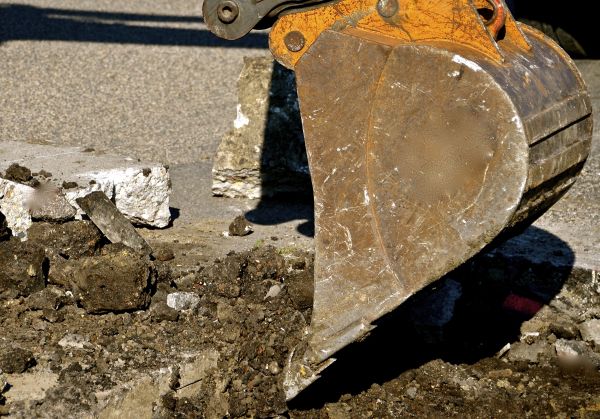 Cement Pad Demolition in North Tonawanda