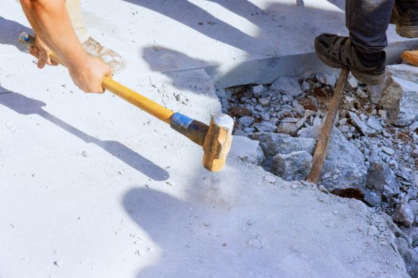 Concrete Pavement Demolition in North Tonawanda