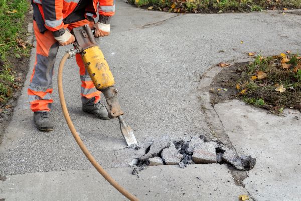 Concrete Sidewalk Removal in North Tonawanda