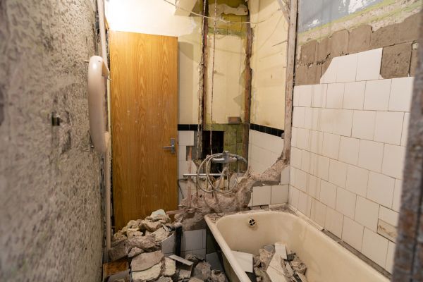 Shower Tile Demolition in North Tonawanda